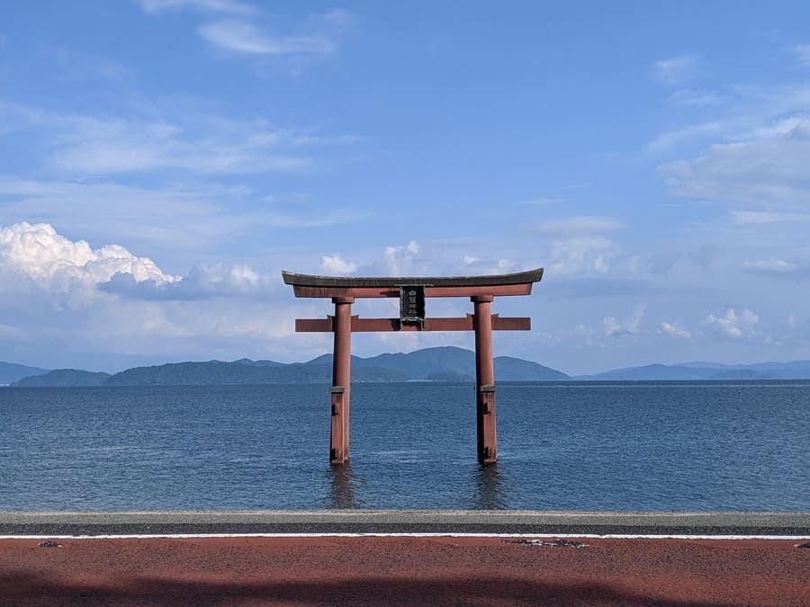 白髭神社 滋賀県 SUP マリンアクティビティ 琵琶湖